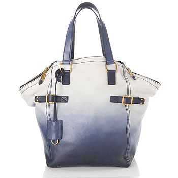 ysl downtown leather tote  